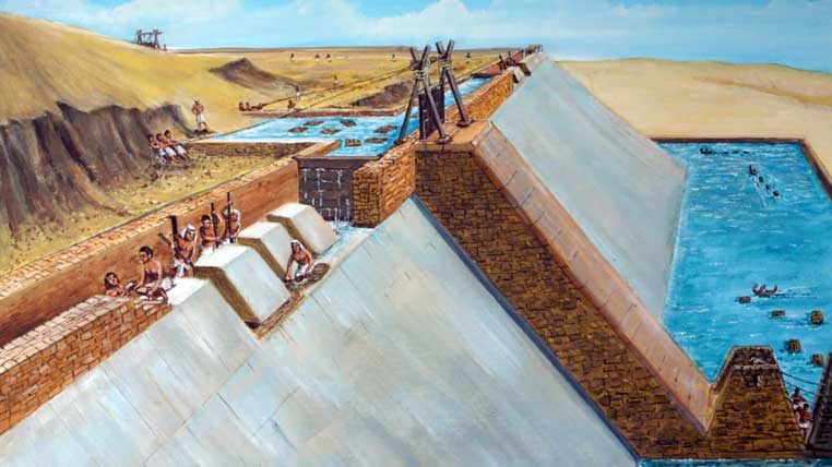 Cum a fost construită marea piramidă a faraonului Khufu