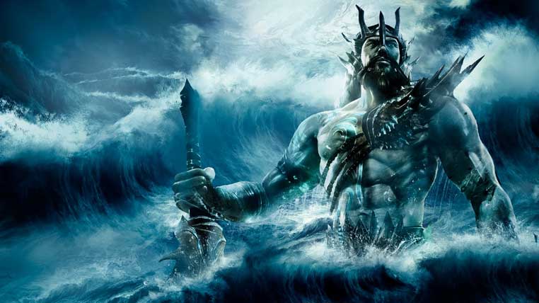 Poseidon, zeul mărilor în mitologia greacă