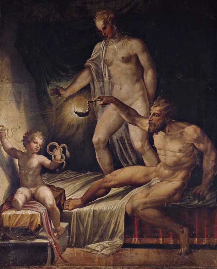 Hercule și serpii - de Niccolo Dell' Abate