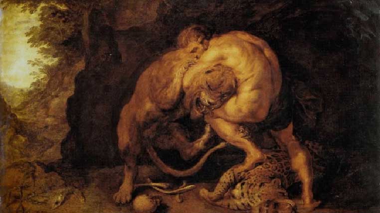 Heracle - Uciderea leului din Nemeea